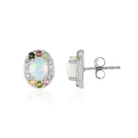 Welo Opal Silver Earrings