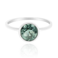 Caribbean Teal Fluorite Silver Ring