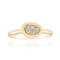 9K SI1 (G) Diamond Gold Ring