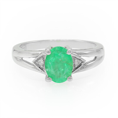 Bahia Emerald Silver Ring