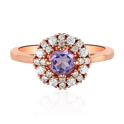 Bolivian Amethyst Silver Ring