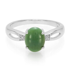 Imperial Chrysoprase Silver Ring
