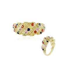 9K Blue Sapphire Gold Ring (Ornaments by de Melo)