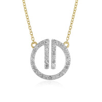 I3 (J) Diamond Silver Necklace