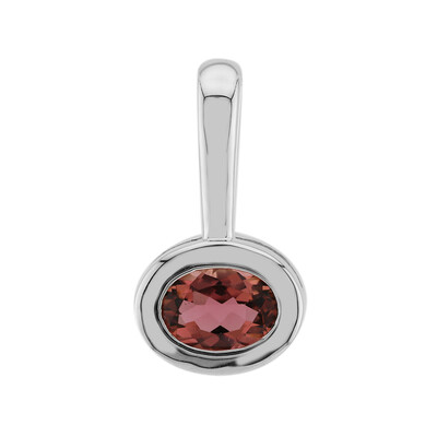 Brazilian Pink Tourmaline Silver Pendant (Pallanova)