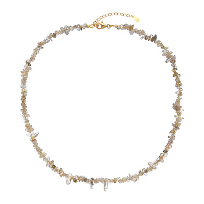 Rutile Quartz Silver Necklace