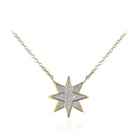 I3 (I) Diamond Silver Necklace