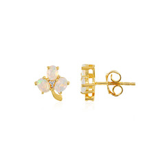 Welo Opal Silver Earrings