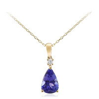 14K AAA Tanzanite Gold Necklace (CIRARI)