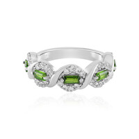 Russian Diopside Silver Ring(Adela Silber)