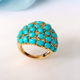 Sleeping Beauty Turquoise Silver Ring (Faszination Türkis)