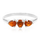 Queretaro Cherry Fire Opal Silver Ring