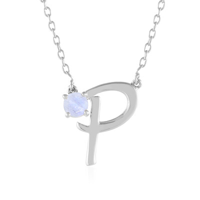 Rainbow Moonstone Silver Necklace
