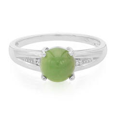 Imperial Chrysoprase Silver Ring