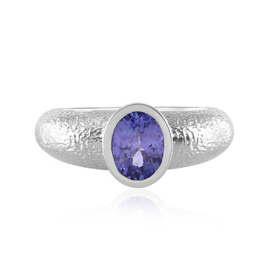 Tanzanite Silver Ring (de Melo)