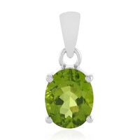 Peridot Silver Pendant