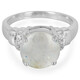 Medusa Quartz Silver Ring