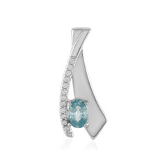 Ratanakiri Zircon Silver Pendant