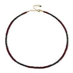 Ruby Silver Necklace