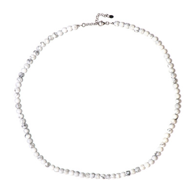 Howlite Silver Necklace