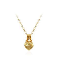 Citrine Silver Necklace