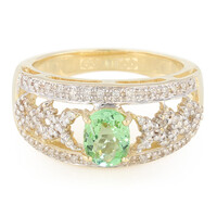 9K Paraiba Tourmaline Gold Ring