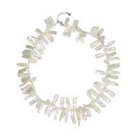 Keshi pearl Silver Necklace (TPC)