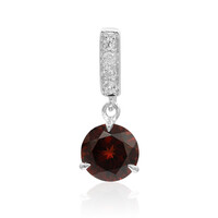 Mozambique Garnet Silver Pendant
