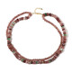 Strawberry Quartz Silver Necklace