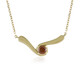 9K VS1 Red Diamond Gold Necklace