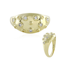 9K Flawless (F) Diamond Gold Ring (LUCENT DIAMONDS)
