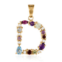 Swiss Blue Topaz Silver Pendant