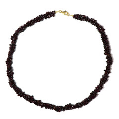 Mozambique Garnet Silver Necklace