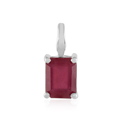 Madagascar Ruby Silver Pendant