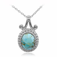 Turquoise Silver Necklace