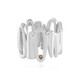 I3 Champagne Diamond Silver Ring (de Melo)