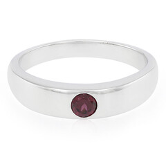 Brazilian Rhodolite Silver Ring