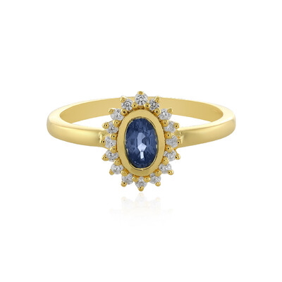 Blue Sapphire Silver Ring