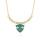 Green Fluorite Silver Necklace