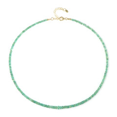 Zambian Emerald Silver Necklace