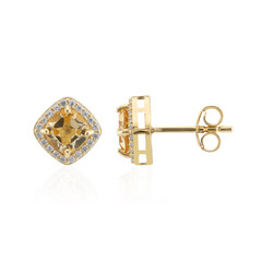 Citrine Silver Earrings
