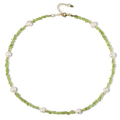 Peridot Silver Necklace (Riya)