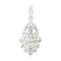 Fancy Tourmaline Silver Pendant
