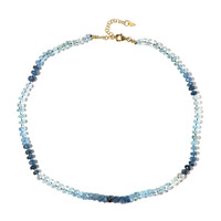 Santa Maria Aquamarine Silver Necklace (Adela Silber)
