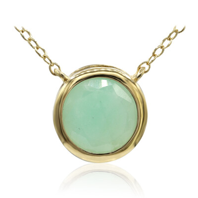 Emerald Silver Necklace