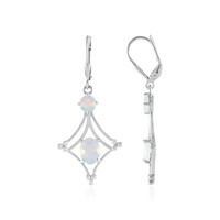 Welo Opal Silver Earrings