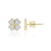 9K SI1 (G) Diamond Gold Earrings