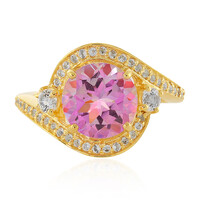 Anniversary Topaz Silver Ring