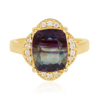 Fluorite Silver Ring