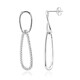 Zircon Silver Earrings